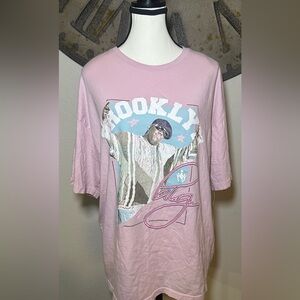 Pink Biggie Graphic T-Shirt